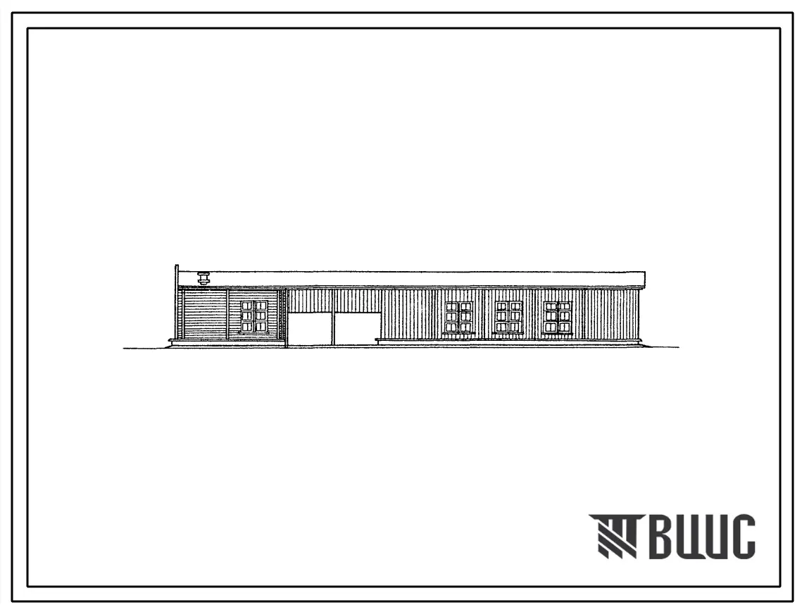 Типовой проект 709-22 Такелажный склад с ремонтной мастерской для единовременного хранения 400 т такелажа.
