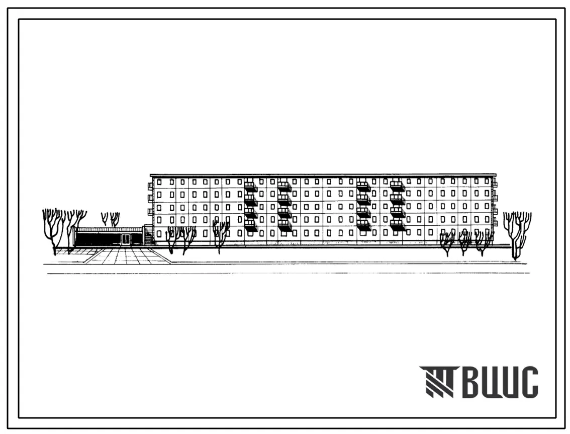 Типовой проект 1-468А-6  Пятиэтажный шестисекционный крупнопанельный жилой дом на 90 квартир (однокомнатных  15, двухкомнатных  60, трехкомнатных  15). В наличии проект пристроенного магазина.