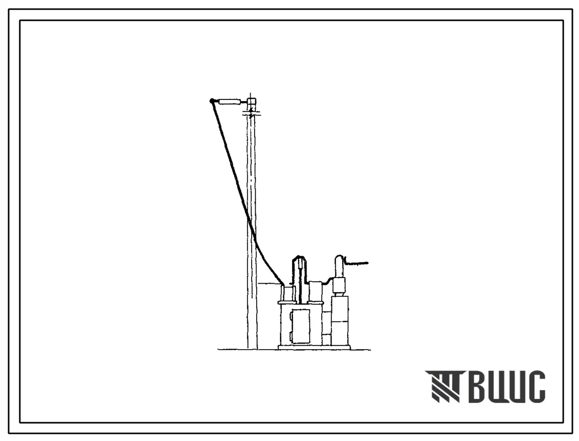 Типовой проект 501-4-2 Пост секционирования для участков электрификации железных дорог переменного тока с устройствами продольной и поперечной компенсации (вариант для двухпутных участков).