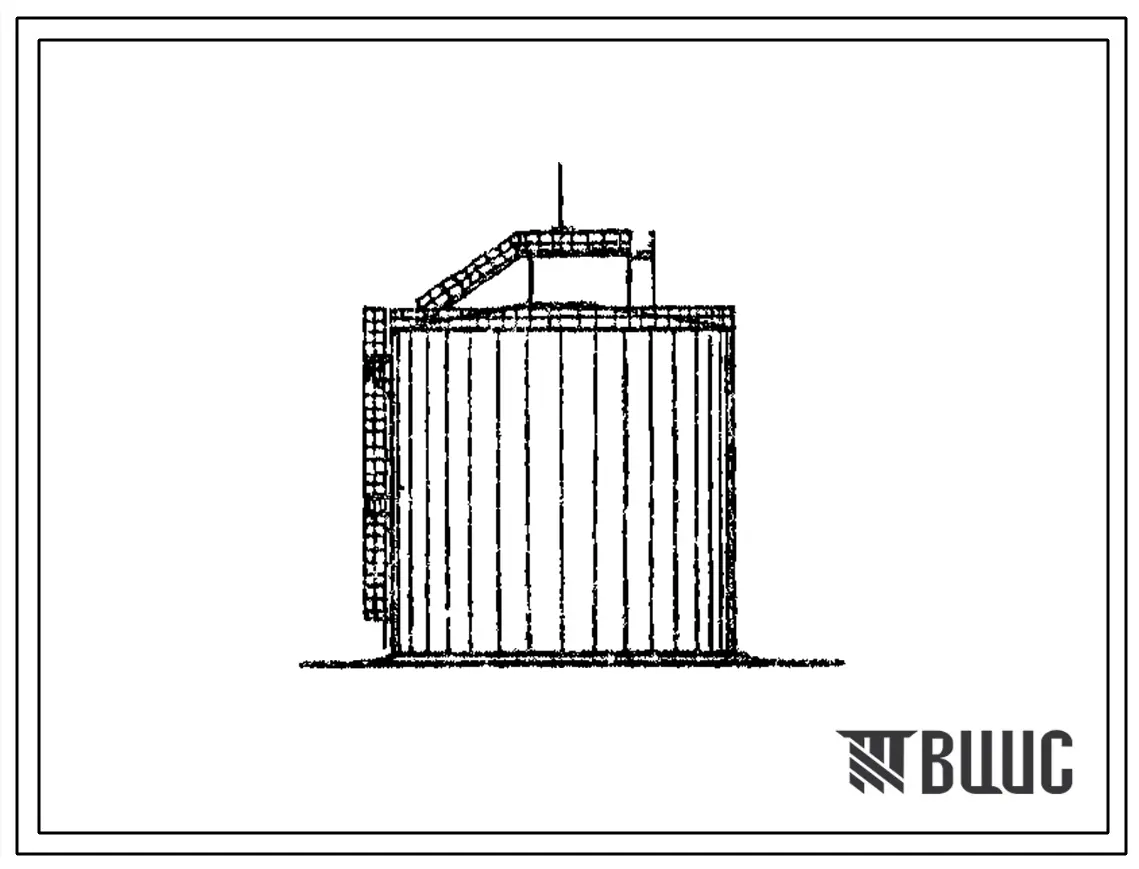 Типовой проект 902-5-39.87 Резервуар метантенков объемом 1600 куб.м