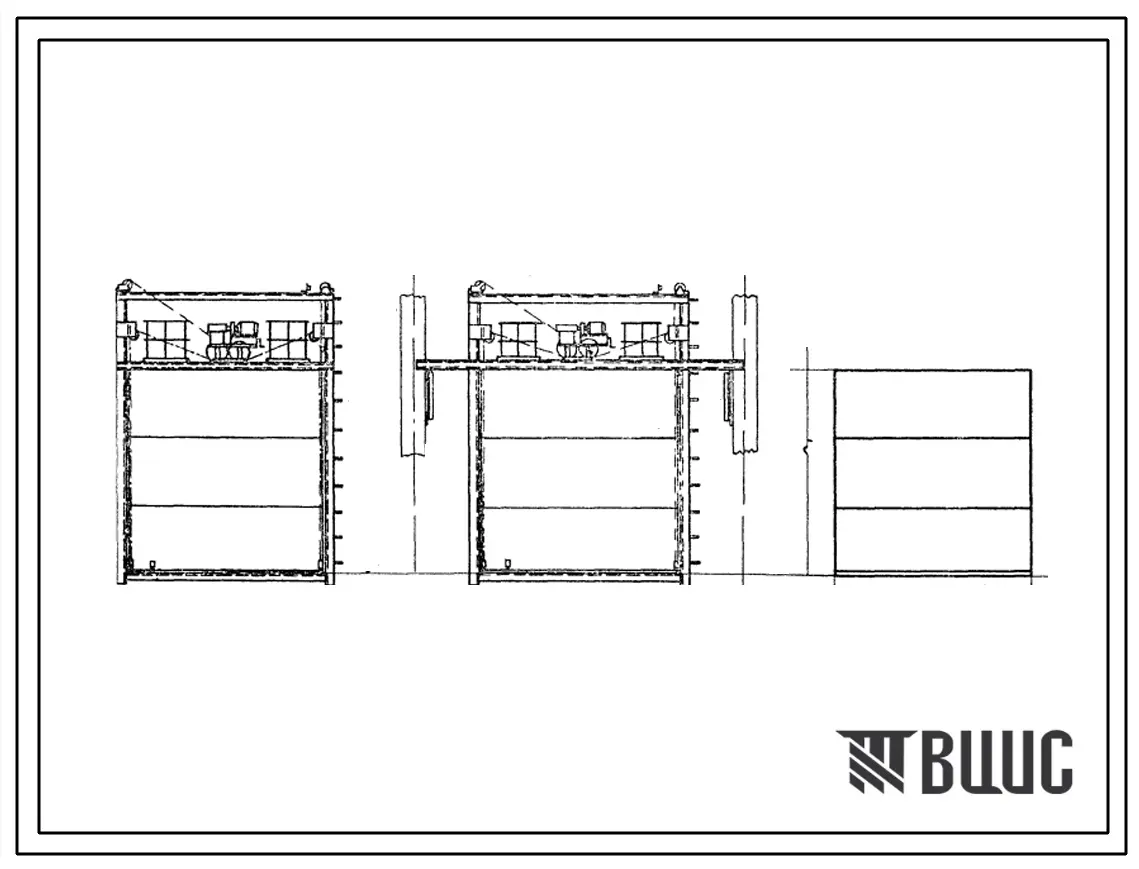 Серия ПР-05-56 Ворота подъемно-секционные с автоматическим управление 3,6х3,6 и 3,6х3,0 м. Материалы для проектирования.
