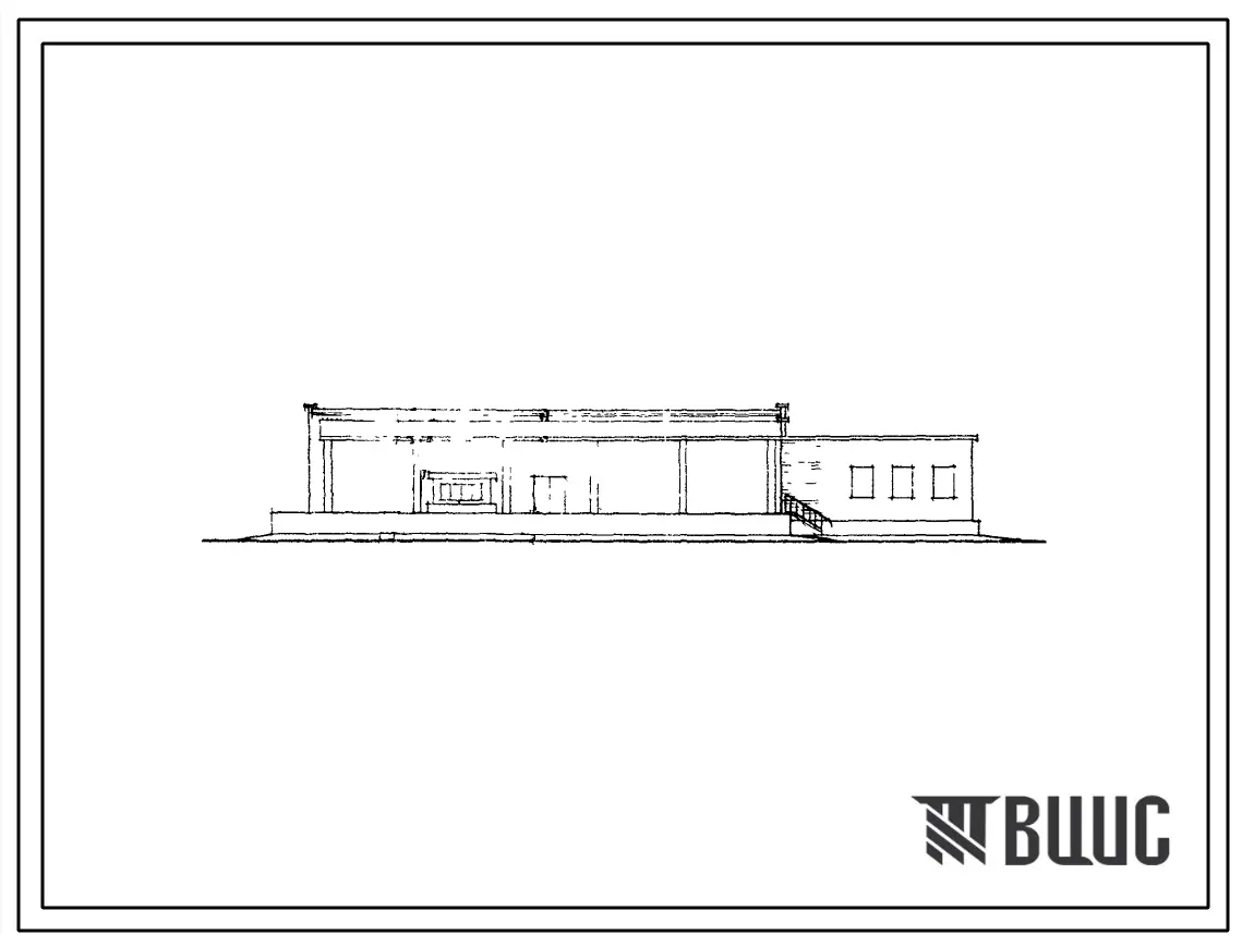 Типовой проект 701-4-21 Холодильник распределительный одноэтажный емкостью 600т (с фреоново-рассольной системой охлаждения).