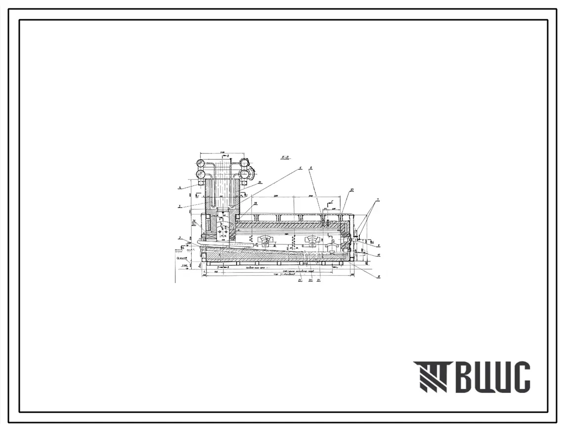 Проект 32918 Печь нагревательная полуметодическая размерами пода 1,97х6,84м на газе природном