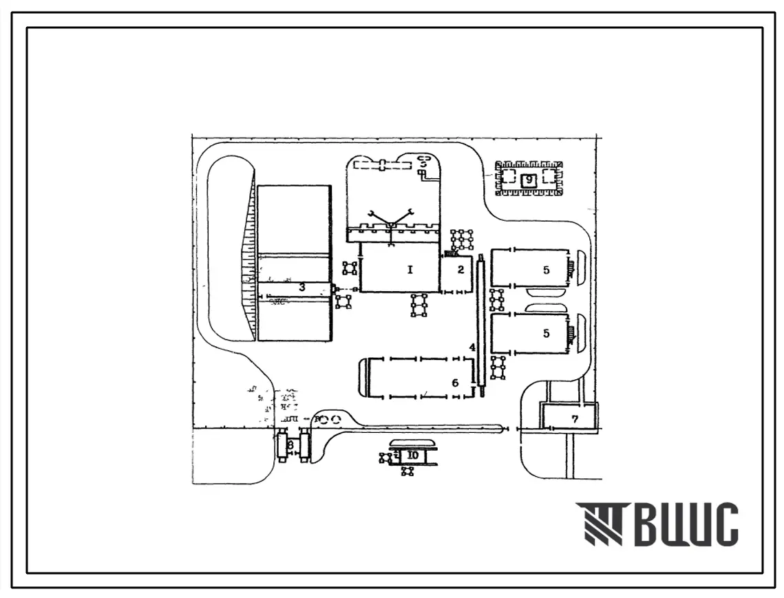 Типовой проект 812-01-22 Завод по обработке и хранению семян зерновых культур мощностью 10000 т в сезон с 4 линиями (для зон с влажностью семян 16-22 %).