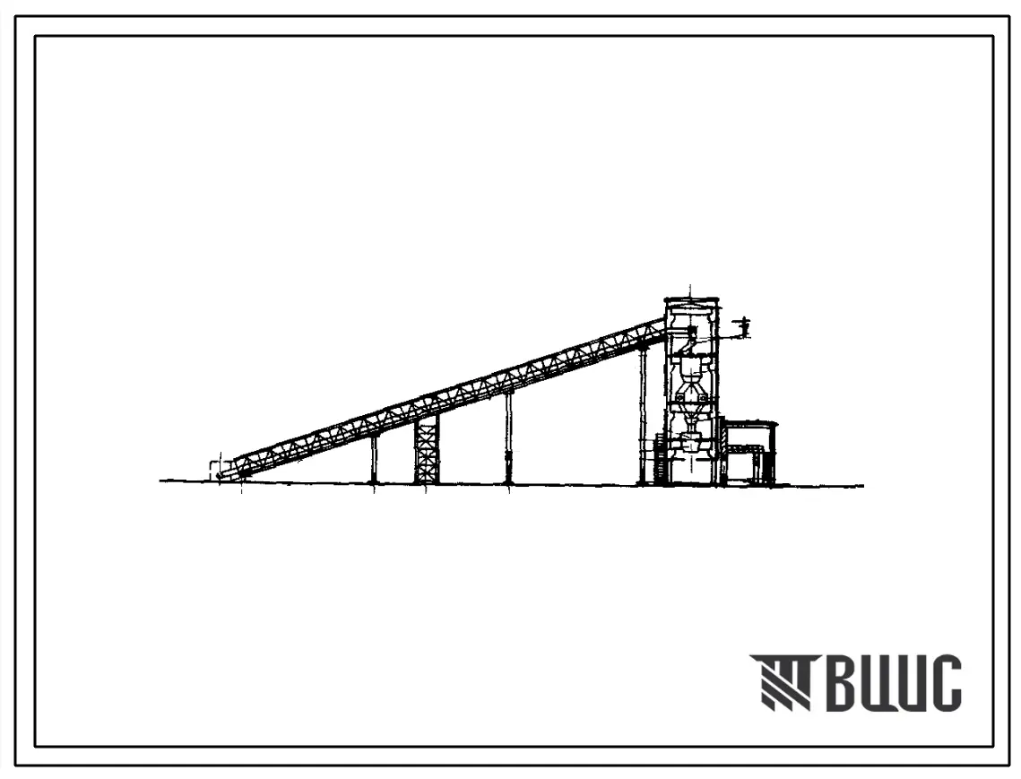 Типовой проект 4-09-830-66 Автоматизированная односекционная бетонно-растворная установка со смесителями емкостью 325-500 л (стационарное исполнение)