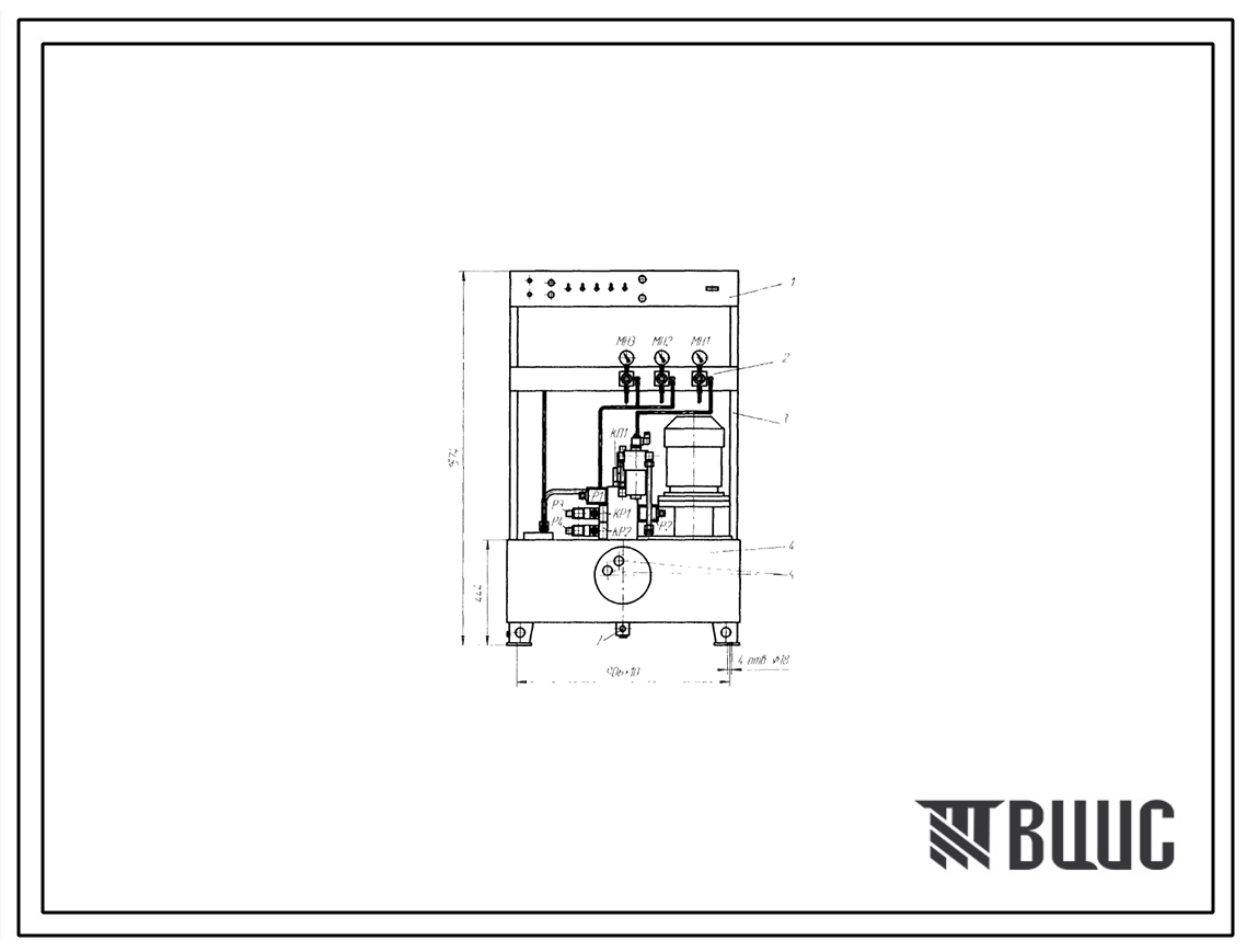 Шифр 2С.160.В.32.5.4ПНК Насосная установка 2С.160.В.32.5.4ПНК
