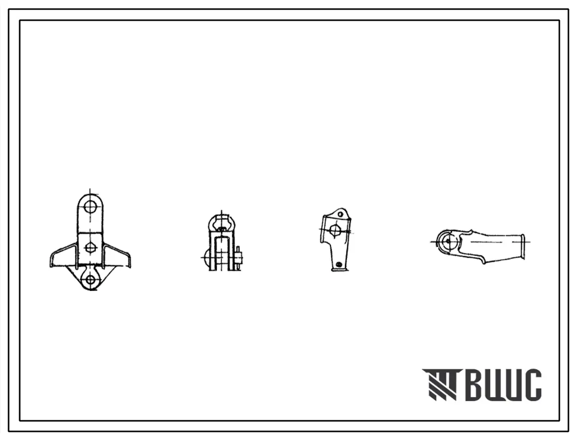 Серия 3.501-39 Арматура контактной сети. Материалы для проектирования.
