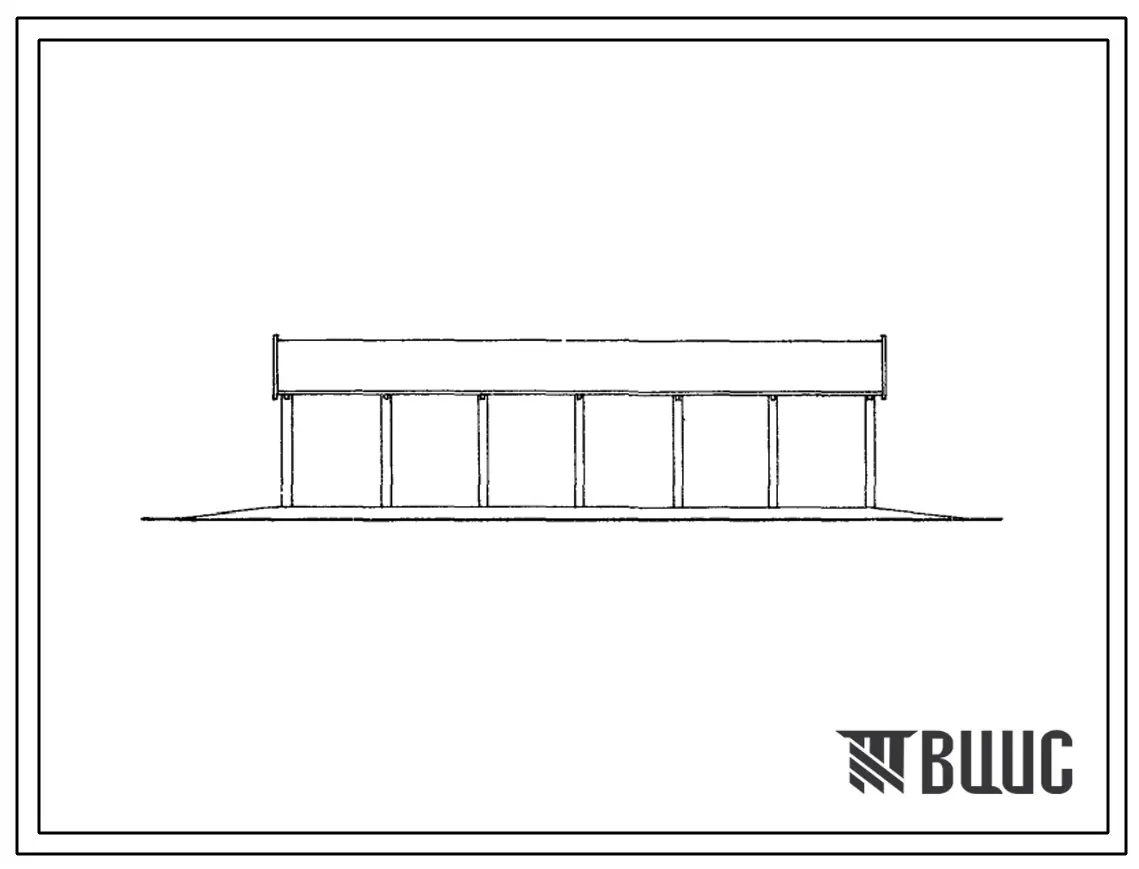 Типовой проект 817-95 Навес для машин