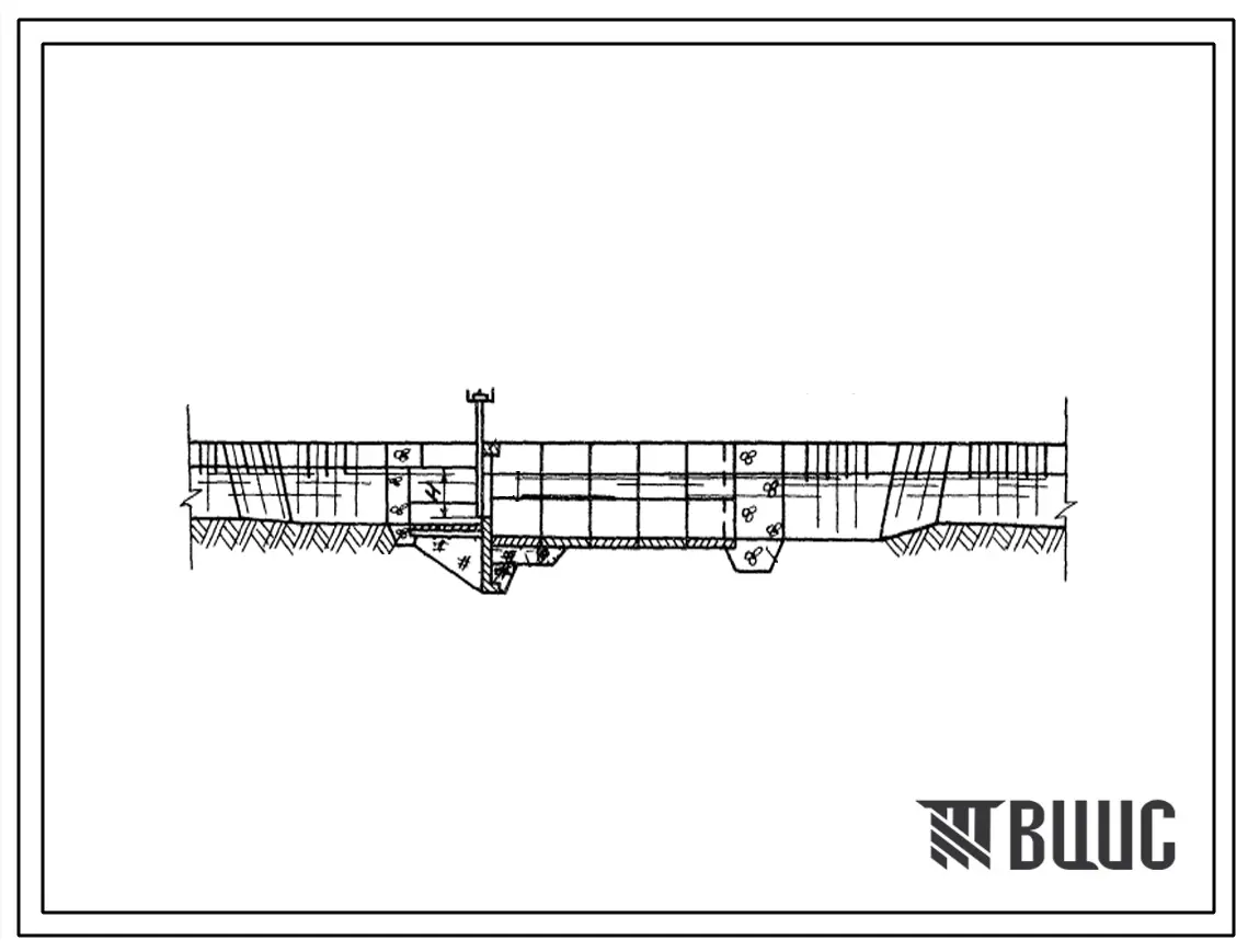Типовой проект 820-169с Регуляторы открытые на расход воды в 1,5 м3/сек для строительства в районах сейсмичностью не более 8 баллов
