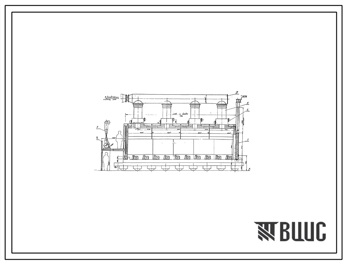 Проект 59176 Печь термическая с выкатным подом размерами 3х10 м, на газе