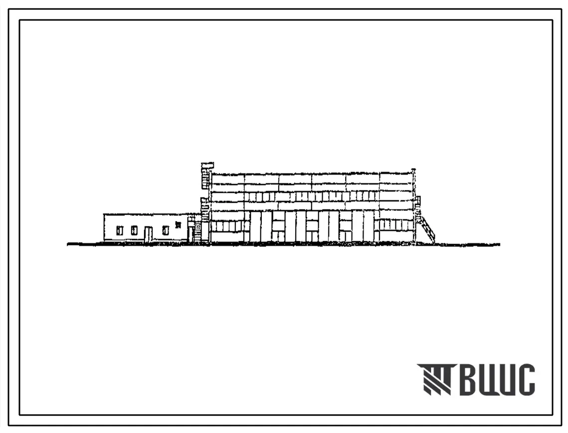 Типовой проект 411-9-11.86 Пункт централизованного технического обслуживания на 4 поста для машин и механизмов лесозаготовительных предприятий