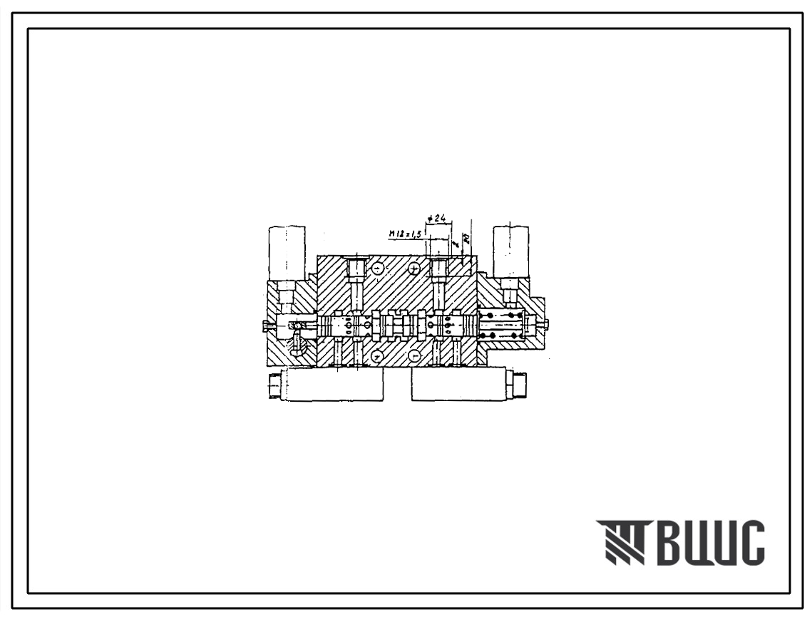 Шифр РМЭ-12.00.000 Гидрораспределитель пропорциональный с электрогидравлическим управлением РМЭ-12.00.000 