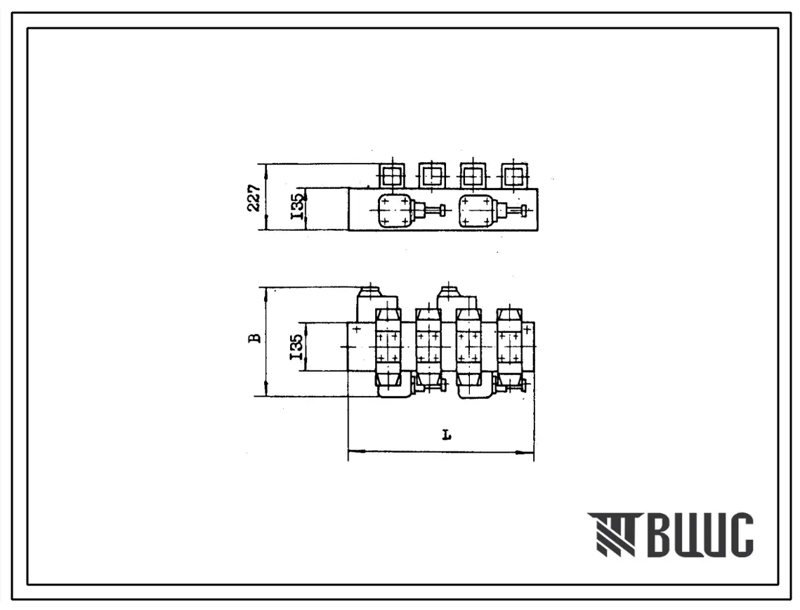 Серия 7.406-1 Унифицированные узлы и детали печей и сушил машиностроительной промышленности. Материалы для проектирования и рабочие чертежи.