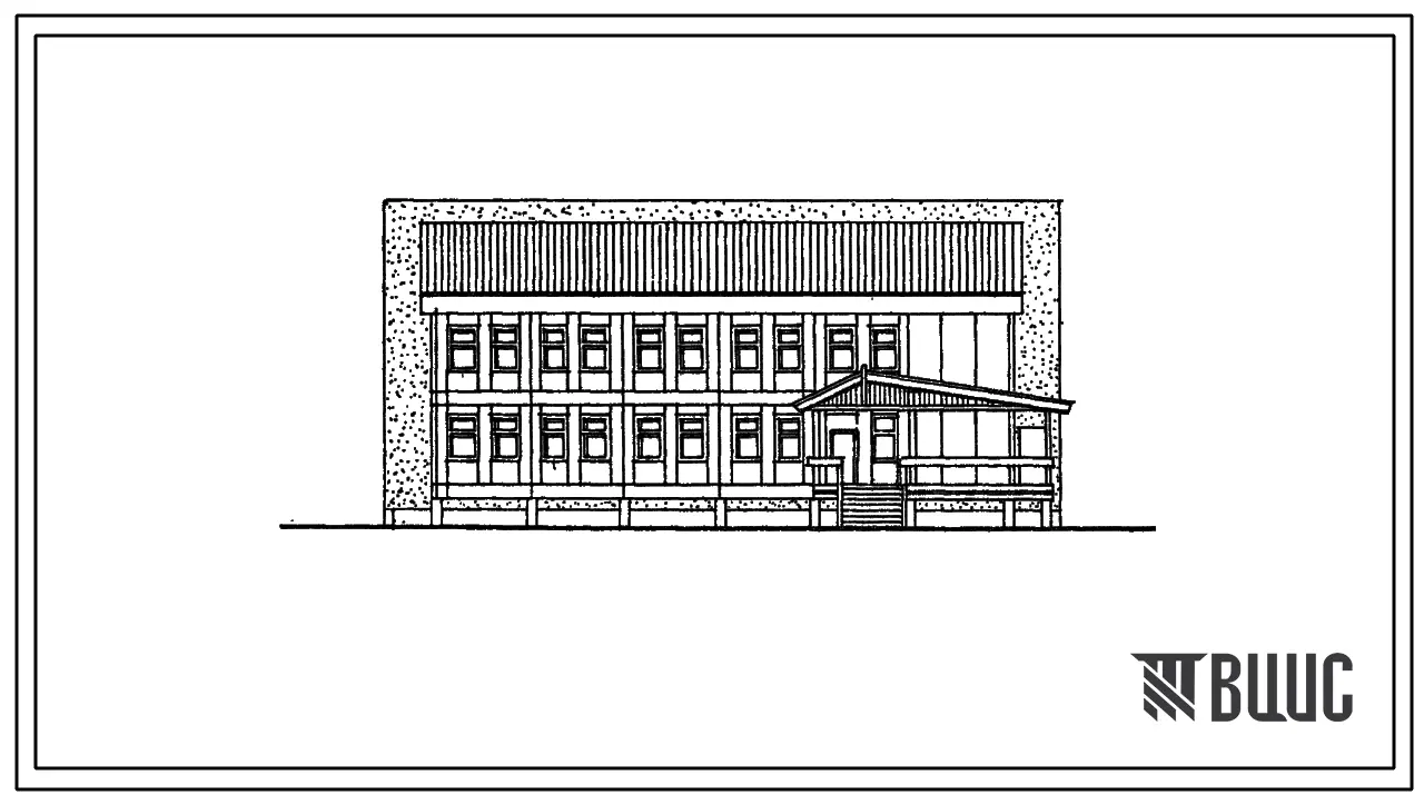 Типовой проект 261-21-50см.13.87 Административно – общественное  здание типа I. Для Тюменской области. Сейсмичность 7, 8 баллов. Грунты вечномерзлые. Здание двухэтажное. Стены из крупноразмерных деревянных утепленных панелей.