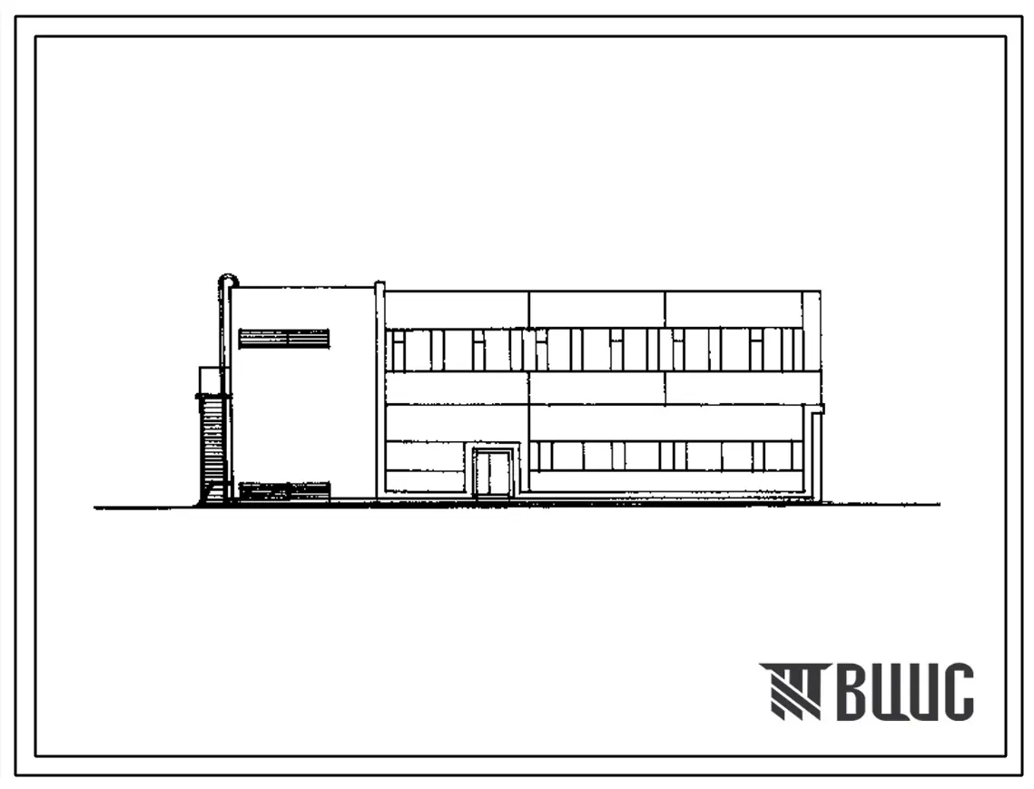 Типовой проект 507-74.84 Одноагрегатная тяговая подстанция, совмещенная с пунктом обслуживания контактно-кабельной сети: