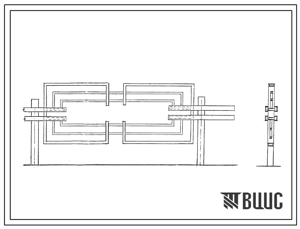 Шифр МФ-221 Ограждения газонов и пешеходных зон (1988 г.)