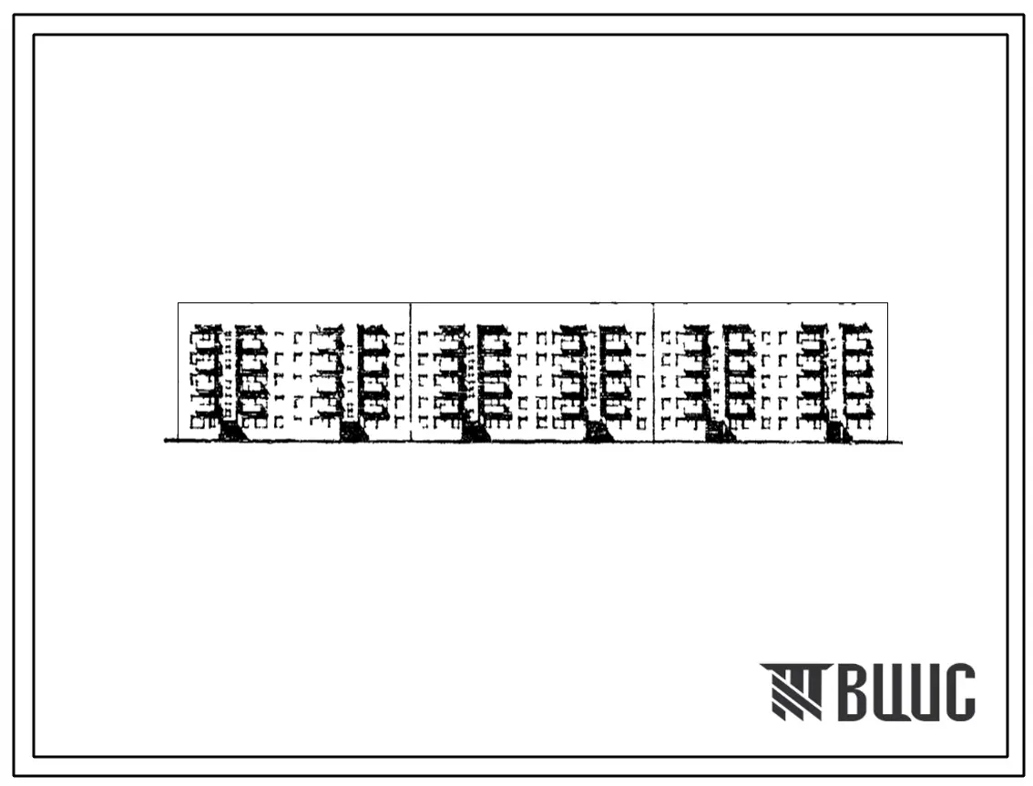 Типовой проект 114-114-1с/1 Пятиэтажный шестисекционный дом на 110 квартир (однокомнатных 1Б-21, двухкомнатных 2Б-29, трехкомнатных 3Б-50, четырехкомнатных 4Б-10) со стенами из кирпича. Для строительства в 1В и 1Д климатических подрайонах сейсмичностью 7