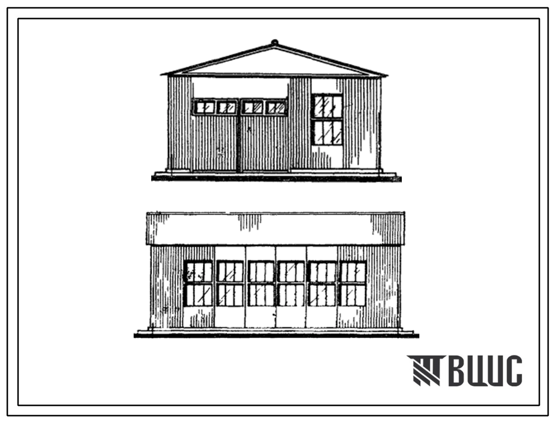 Типовой проект 401-2-9 Полевая производственная база из передвижных и сборно-разборных элементов заводского изготовления для производственных участков торфяных предприятий.
