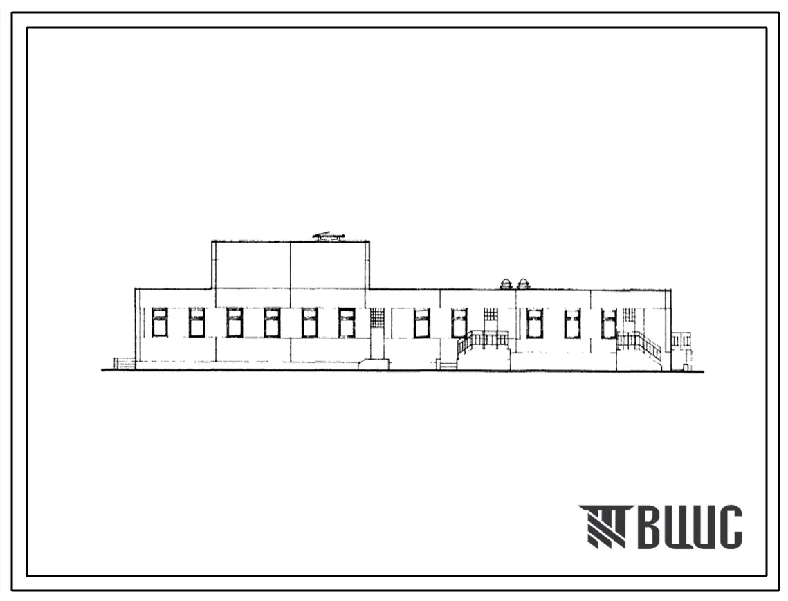 Типовой проект 252-9-30 Хозяйственный корпус роддома на 130 коек в каркасно-панельных конструкциях серии ИИ-04
