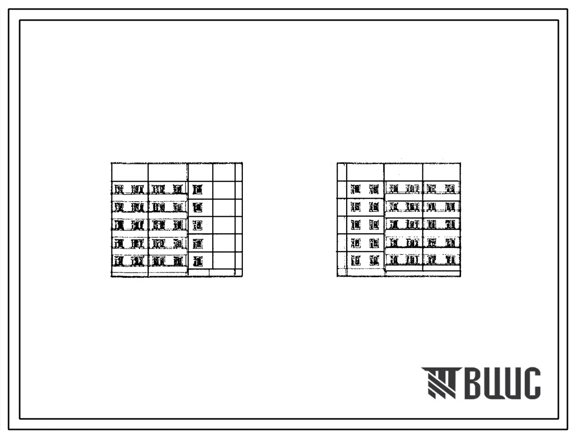 Типовой проект 83-045/1.2 Блок-секция 5-этажная 15-квартирная угловая 90 универсальная. Для строительства в 1В климатическом подрайоне, 2 и 3 климатических районах.