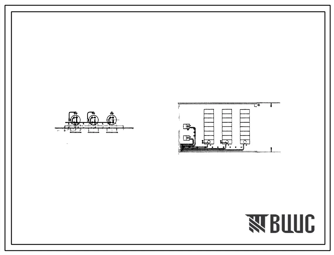 Типовой проект 704-3-33 Открытые склады масла с горизонтальными резервуарами для подстанций 110 кВ и выше.