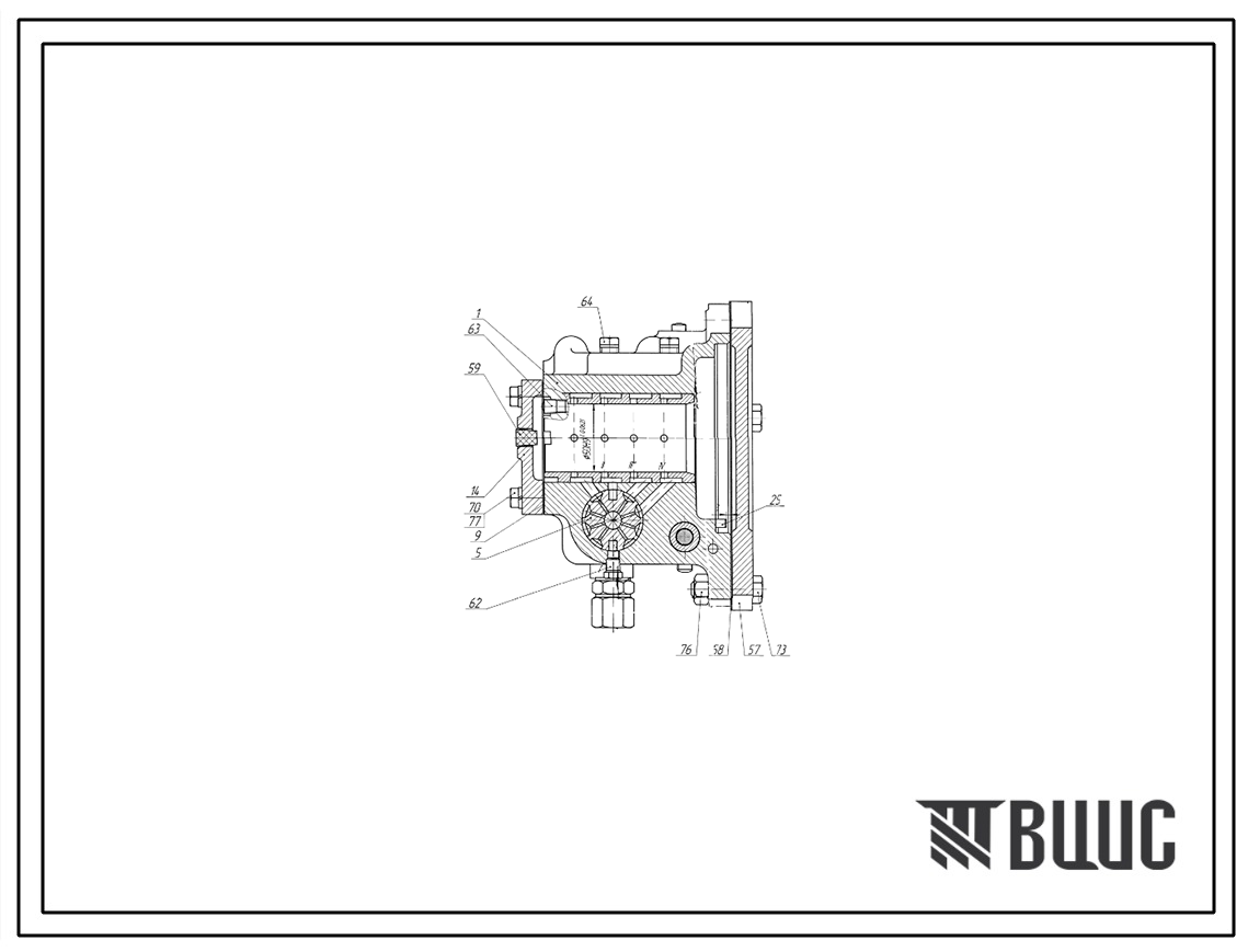 Шифр 150.37.025-1 Распределитель правый 