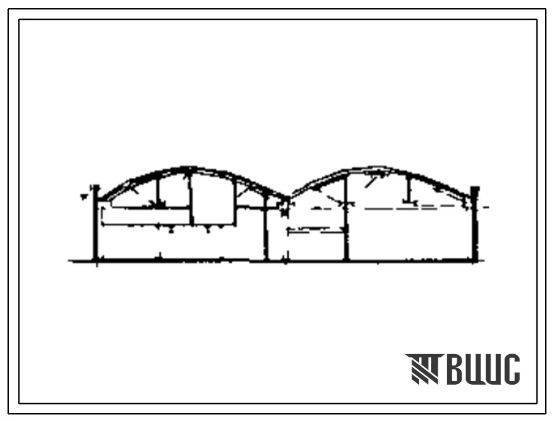 Типовой проект 5-03-277, тип 2 Гараж на 400 грузовых автомобилей открытой стоянкой.