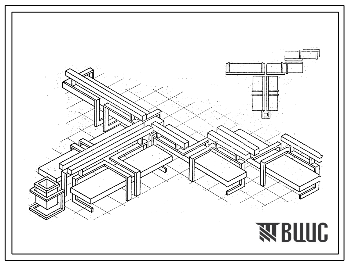 Шифр МФ-205 Малые архитектурные формы для парков, скверов и бульваров (1984 г.)