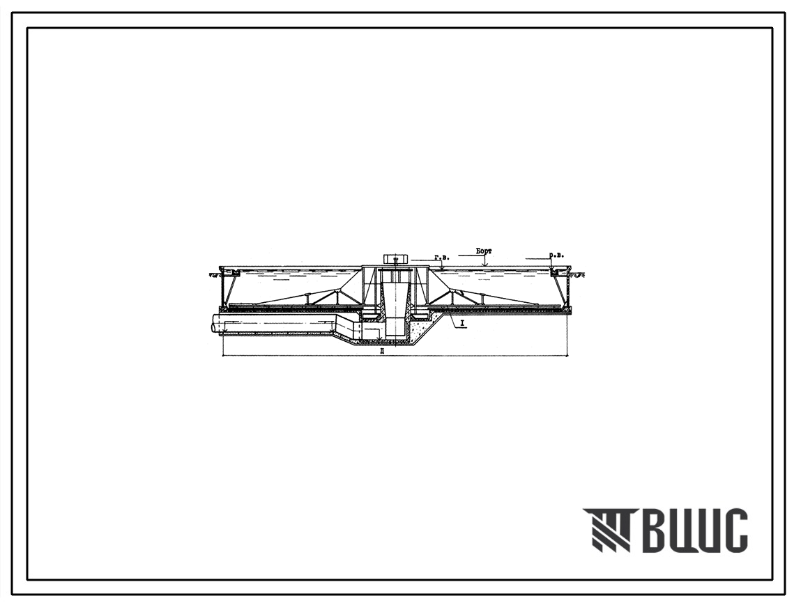 Типовой проект 902-2-378.83 Отстойники канализационные радиальные первичные из сборного железобетона диаметром 30 м
