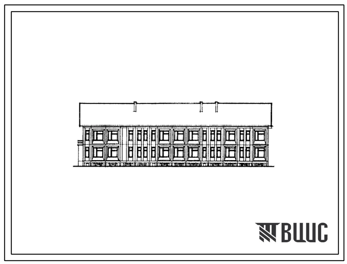 Типовой проект 211-1-344с.86 Детские  ясли - сад на 95 мест. Сейсмичность 7, 8, 9 баллов. Здание двухэтажное. Стены из керамзитобетонных панелей.