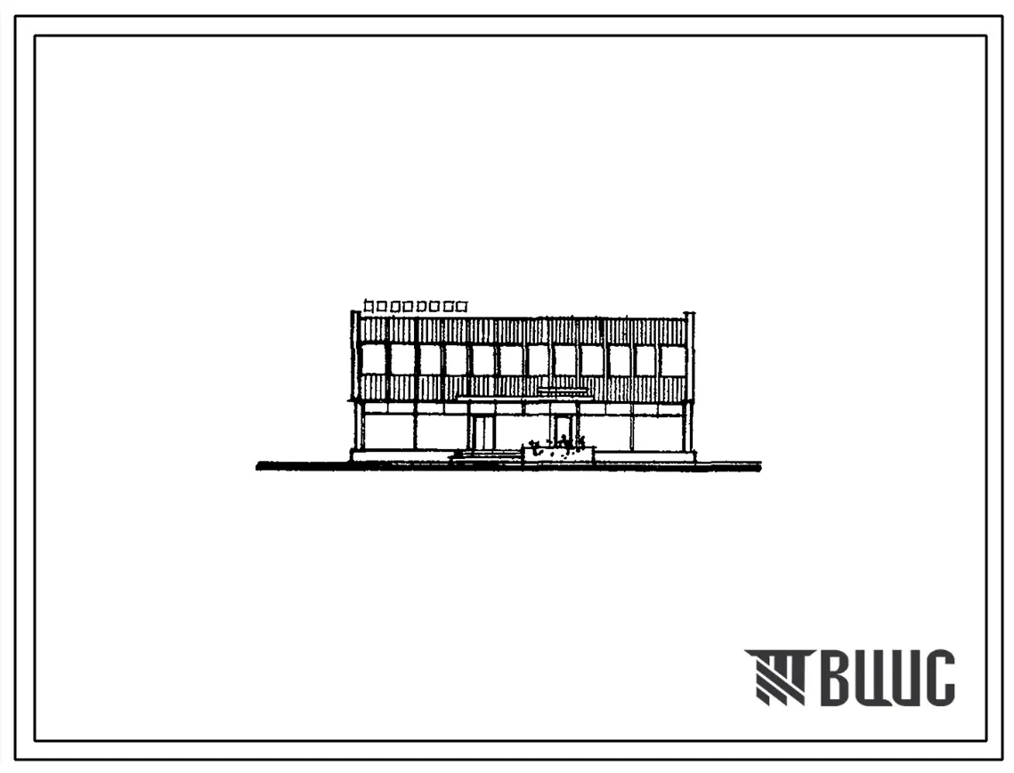 Типовой проект 272-20-66с Столовая в конструкциях ИИС-04, на 116 мест, для строительства на территориях с сейсмичностью 7-8 баллов IВ подрайона, II и III климатических районов.