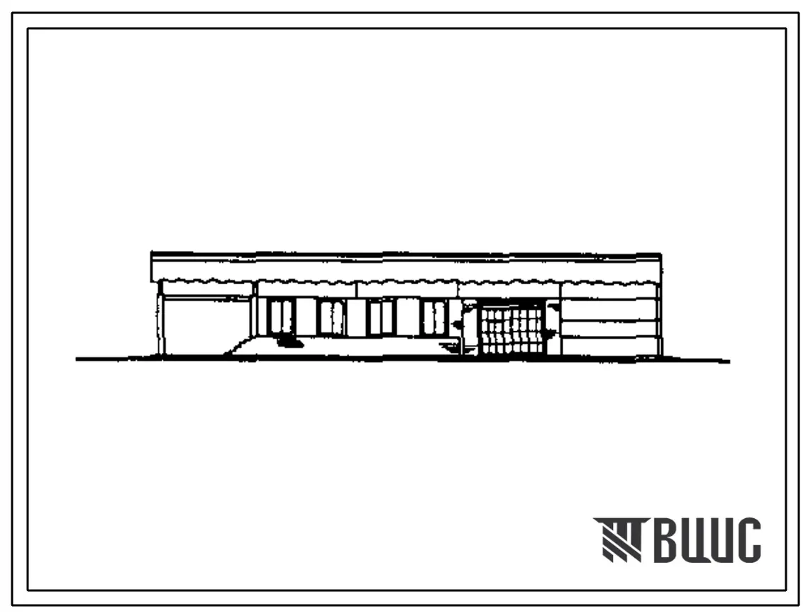 Типовой проект 816-9-26.85 Материально-технический склад для хозяйств с парком 50 тракторов. Предназначен для хранения ремонтных материалов, агрегатов, запчастей и оборудования на центральной усадьбе. Размеры здания - 12x30 м. Расчетная температура: -20,