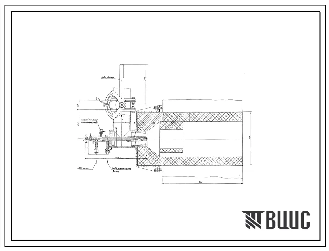 Проект Н7296 Горелка мазутная МРП-50
