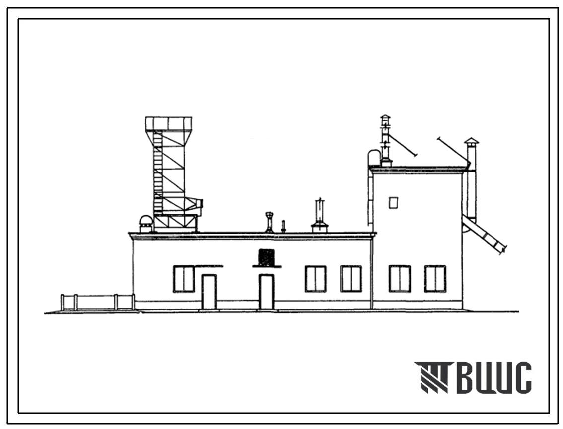 Типовой проект 501-3-21.83 Пескосушильная установка для локомотивов производительностью 60 м3/сутки с компрессорной