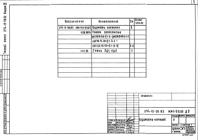 Состав альбома. Типовой проект 274-12-56.83Альбом 3 Изделия сборных железобетонных конструкций. Изделия монолитных железобетонных конструкций   
