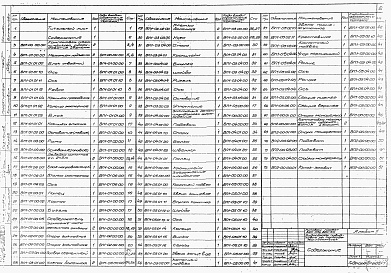 Состав альбома. Типовой проект 820-60Альбом 2 Металлические конструкции и оборудование (общие для проектов 820-59 и 820-60)