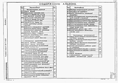 Состав альбома. Типовой проект 901-7-19.90Альбом 3 Архитектурные решения. Конструкции железобетонные. Конструкции металлические. Организация строительства 