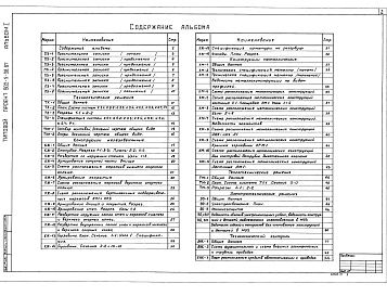 Состав альбома. Типовой проект 902-5-38.87Альбом 1 Пояснительная записка, технологические решения, конструкции железобетонные, конструкции металлические, теплотехнические и электротехнические решения, технологический контроль    