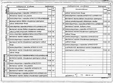 Состав альбома. Типовой проект 820-01-10Альбом 1 Строительные чертежи шлюзов-регуляторов.     