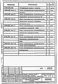 Состав альбома. Типовой проект 901-3-273.89Альбом 5 Задание заводу-изготовителю на щиты КИПиА.  