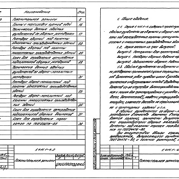 Состав фльбома. Серия 1.411.1-4 СвайныеВыпуск 0 Материалы для проектирования 