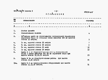 Состав альбома. Типовой проект 901-5-22/70Альбом 2 Сметы    