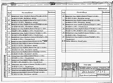 Состав альбома. Типовой проект 820-02-6Альбом 3  Оросительные трубопроводы напорные из стальных тонкостенных труб диаметром 219-426мм для дождевальных машин ДКШ 