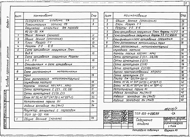 Состав альбома. Типовой проект 820-1-096.89Альбом 7  Регулятор открытый без переезда РО 20-20 и с переездом РОП 20-20. Пояснительная записка. Конструкции железобетонные     