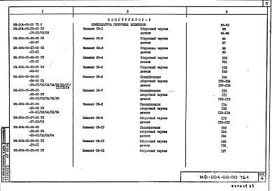 Альбом 1 Рабочие чертежи малых архитектурных форм для участков детских дошкольных учреждений