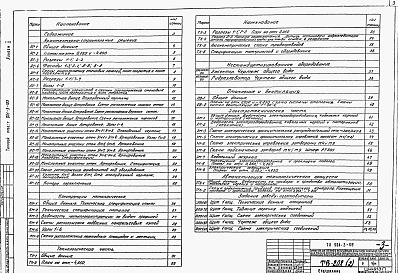 Состав альбома. Типовой проект 901-3-159Альбом 2 Архитектурно- строительные решения, технологическая, электротехническая и другие части     