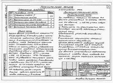 Состав альбома. Типовой проект 272-23-12сАльбом 5 Проектная документация на перевод помещений 1-го этажа для использования под ПРУ.   