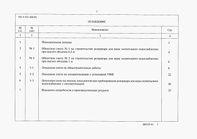 Состав альбома. Типовой проект 901-4-51сАльбом 3 Сметы      