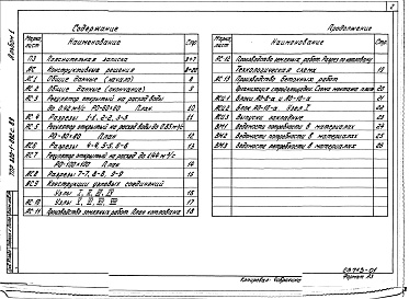 Состав альбома. Типовой проект 820-1-092с.89Альбом 1 Пояснительная записка. Конструктивные решения. ВМ