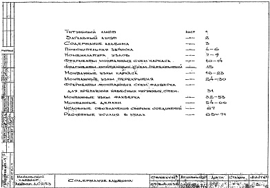 Альбом 1 Рабочие чертежи